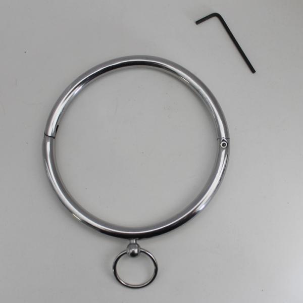 Rouge Stainless Steel Ring Collar Silver - The Blissful Gypsy -