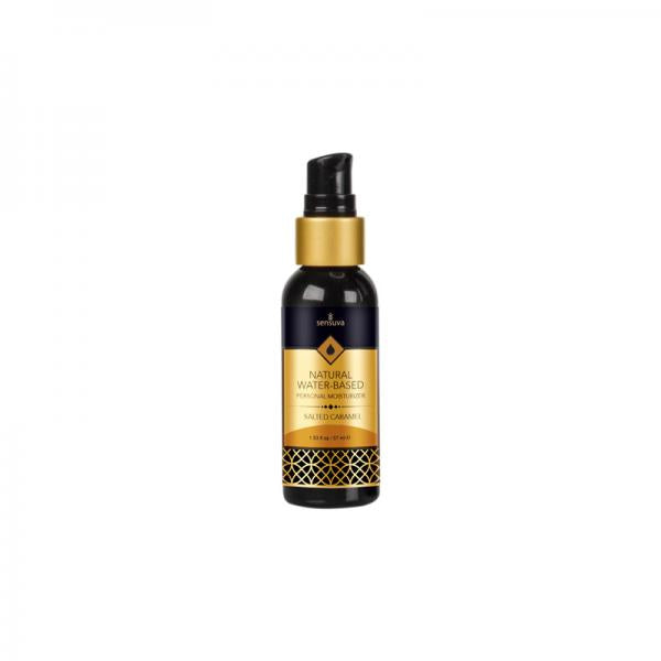 Sensuva Natural Water-based Personal Moisturizer - Salted Caramel 2 Fl. Oz. Bottle - The Blissful Gypsy -