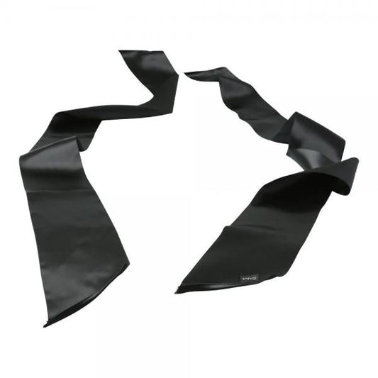 Sex And Mischief Silky Sash Restraints Black - The Blissful Gypsy -