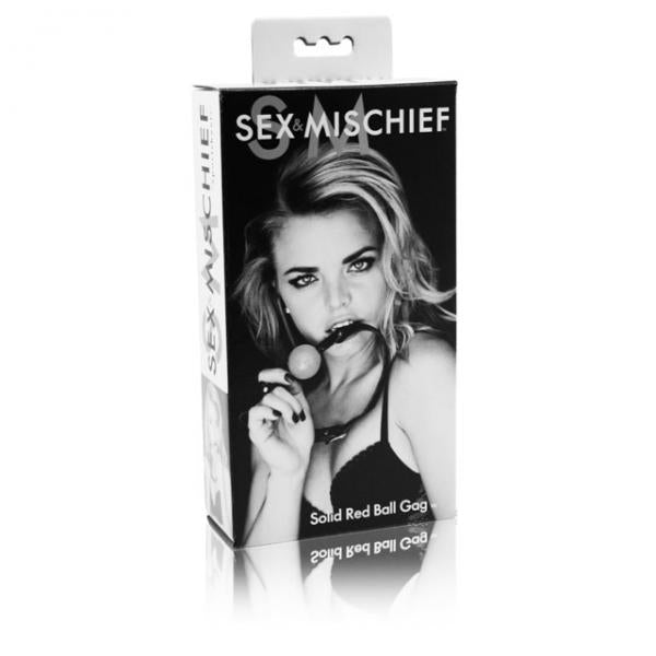 Sex And Mischief Solid Red Ball Gag O/S - The Blissful Gypsy -
