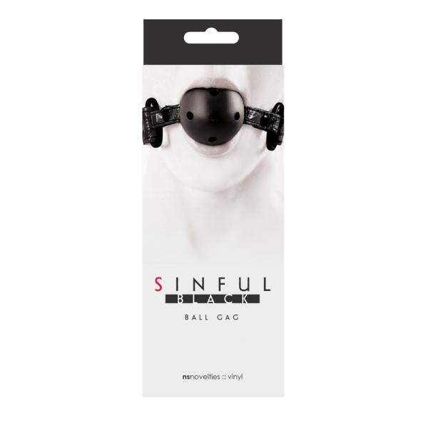 Sinful Black Ball Gag - The Blissful Gypsy -