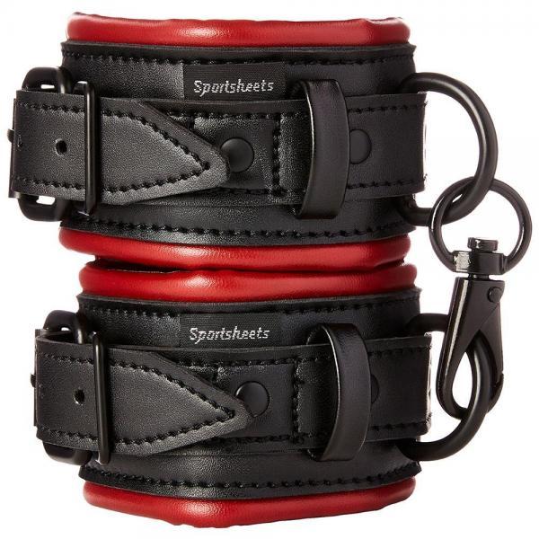 Sportsheets Saffron Handcuffs Black Red - The Blissful Gypsy -
