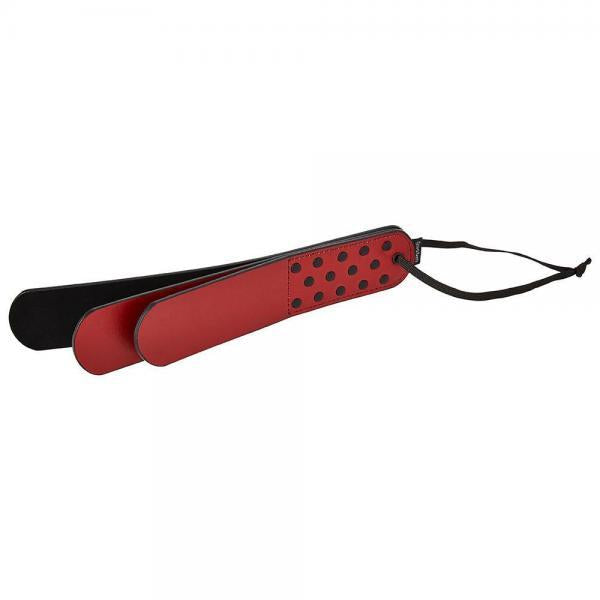 Sportsheets Saffron Layer Paddle Black Red - The Blissful Gypsy -