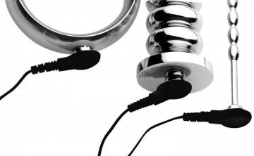 Zeus Deluxe Series Voltaic for Him Stainless Steel Male E-Stim Kit - The Blissful Gypsy -
