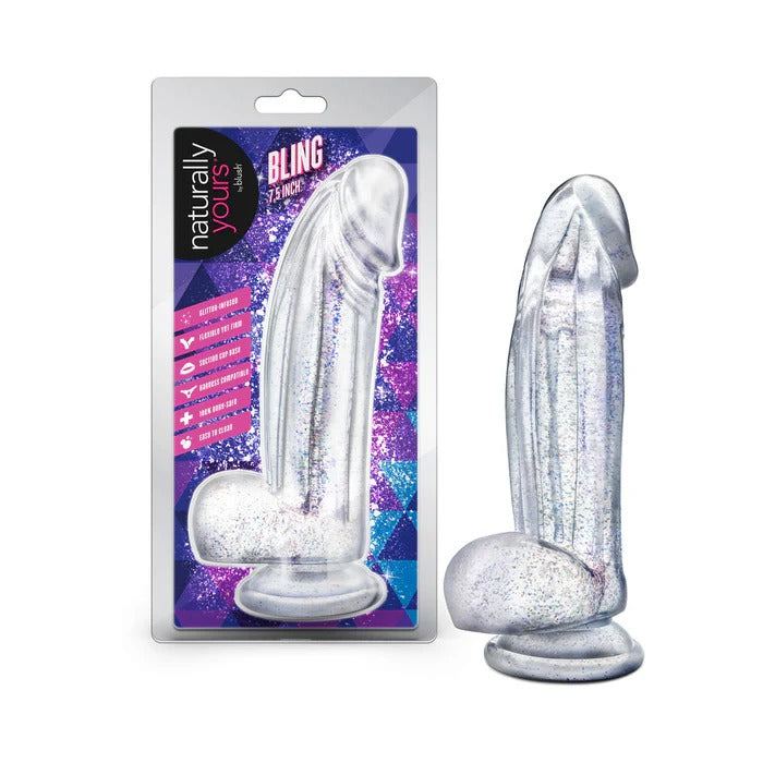 Naturally Yours Glitter Infused Dildo Collection