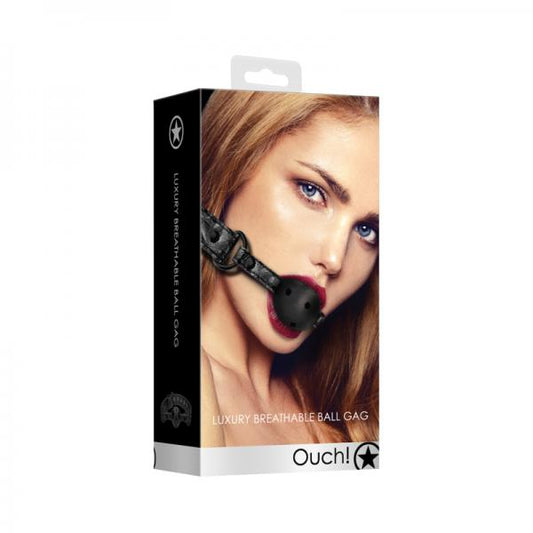 Breathable Luxury Ball Gag - Black - The Blissful Gypsy - 