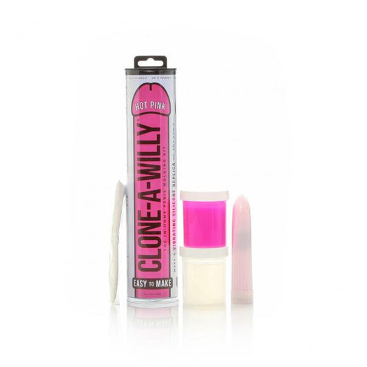 Clone-A-Willy Hot Pink Kit Vibrator Dildo Hot Pink - The Blissful Gypsy - 