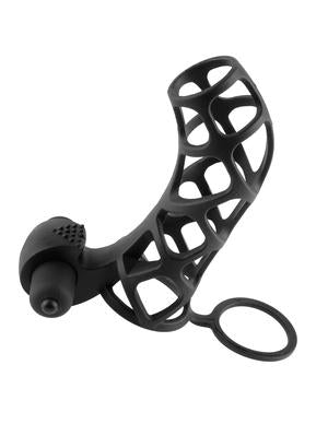 Extreme Silicone Power Cage Black - The Blissful Gypsy - 