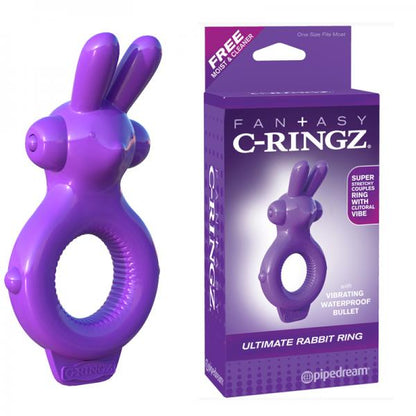 Fantasy C-Ringz Rabbit Ring Purple Vibrator - The Blissful Gypsy - 