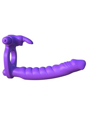 Fantasy C-Ringz Silicone Double Penetrator Rabbit - The Blissful Gypsy - 