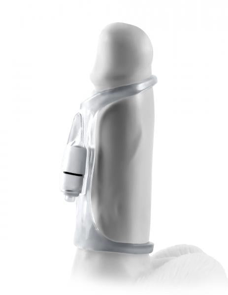 Fantasy X-Tensions Vibrating Cock Sling Clear - The Blissful Gypsy - 