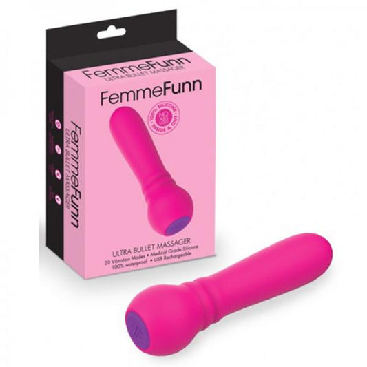 Femmefunn Ultra Bullet Silicone Pink - The Blissful Gypsy - 