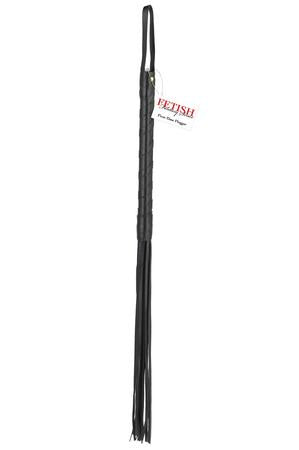 Fetish Fantasy First Time Flogger Black 20 Inches - The Blissful Gypsy - 