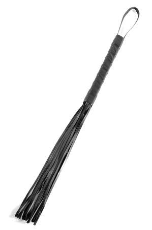 Fetish Fantasy First Time Flogger Black 20 Inches - The Blissful Gypsy - 