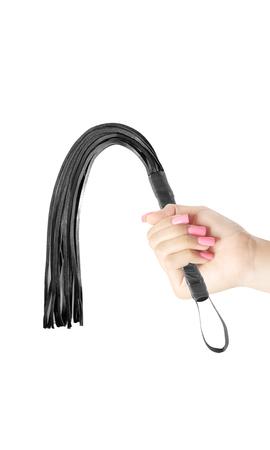 Fetish Fantasy First Time Flogger Black 20 Inches - The Blissful Gypsy - 