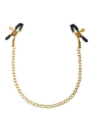 Fetish Fantasy Gold Chain Nipple Clamps - The Blissful Gypsy - 