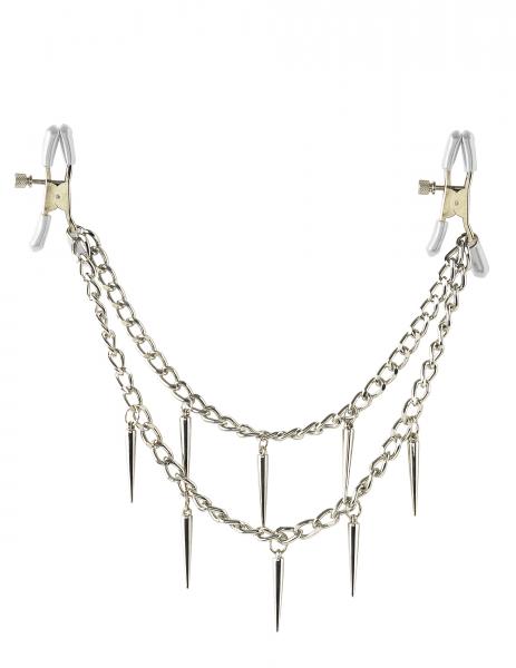 Fetish Fantasy Rock Hard Nipple Clamps Silver - The Blissful Gypsy - 