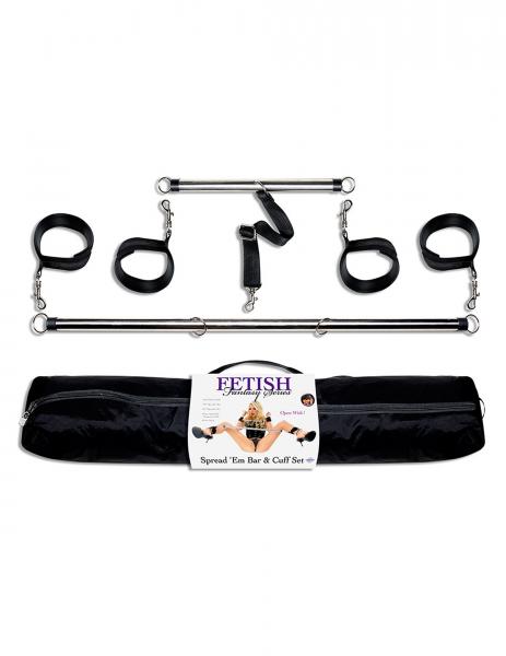 Fetish Fantasy Spread Em Bar And Cuff Set - The Blissful Gypsy - 