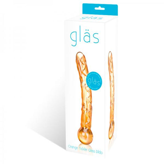 Glas Orange Tickler Glass Dildo - The Blissful Gypsy -