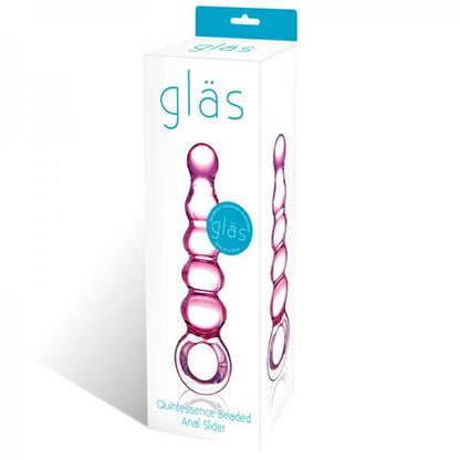 Glas Quintessence Beaded Anal Slider - The Blissful Gypsy - 