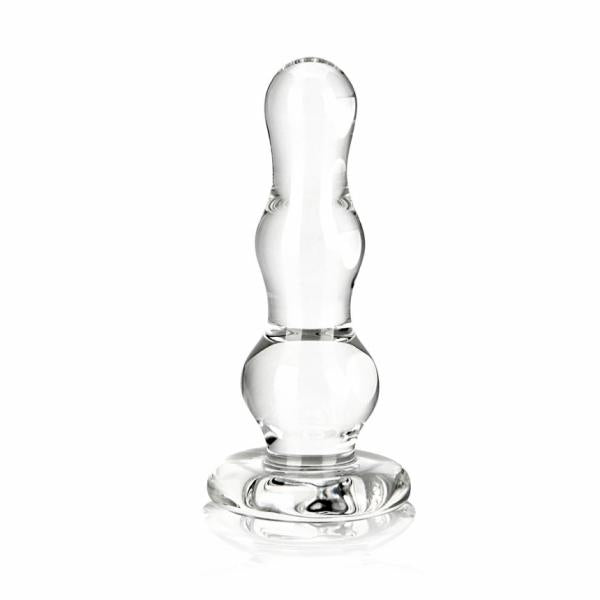 Glass Butt Plug 4 Inches Clear - The Blissful Gypsy - 