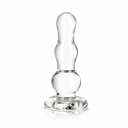 Glass Butt Plug 4 Inches Clear - The Blissful Gypsy - 