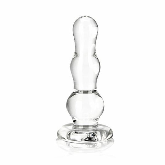Glass Butt Plug 4 Inches Clear - The Blissful Gypsy - 