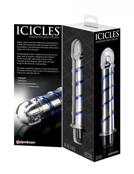 Icicles No 20 Glass Vibrator - The Blissful Gypsy - 