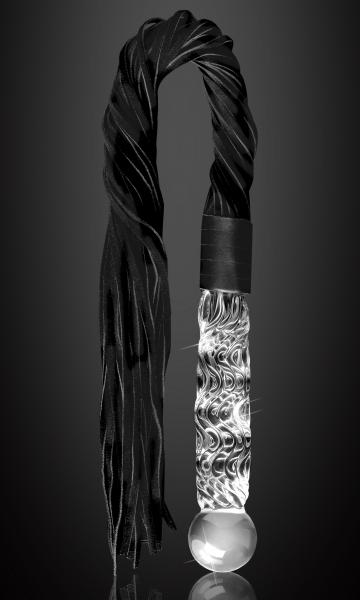 Icicles No 38 Glass Handle Cat O Nine Tails Whip - The Blissful Gypsy - 