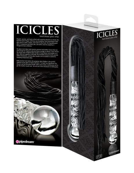 Icicles No 38 Glass Handle Cat O Nine Tails Whip - The Blissful Gypsy - 