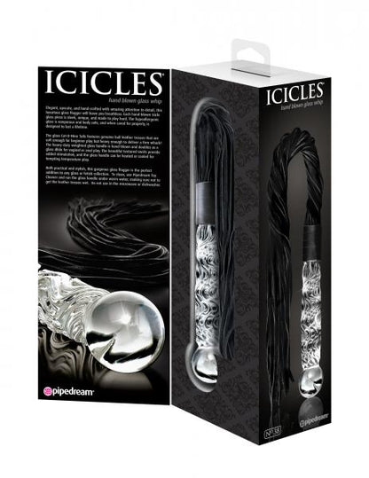 Icicles No 38 Glass Handle Cat O Nine Tails Whip - The Blissful Gypsy - 