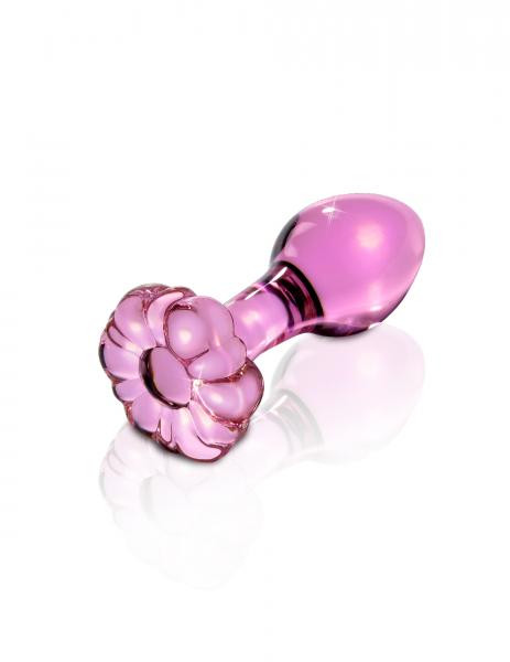 Icicles No 48 Pink Glass Butt Plug - The Blissful Gypsy - 