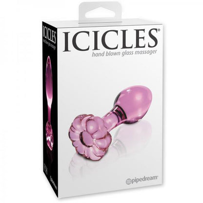 Icicles No 48 Pink Glass Butt Plug - The Blissful Gypsy - 