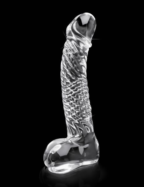 Icicles No 61 Clear Glass Realistic Dildo - The Blissful Gypsy - 