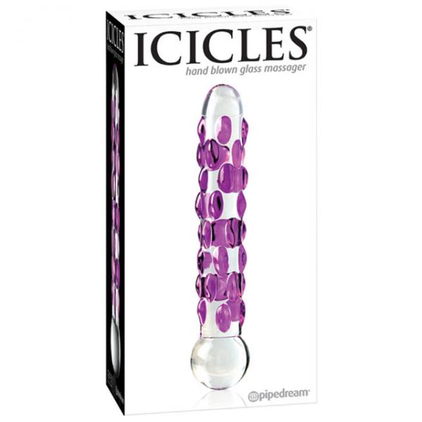 Icicles No 7 Glass Wand Massager Clear - The Blissful Gypsy - 