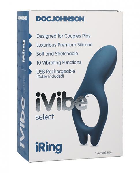 Ivibe Select Iring Marine Blue Vibrating Cock Ring - The Blissful Gypsy - 