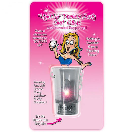 Light Up Pecker Party Shot Glass W/convenient Hang-string - The Blissful Gypsy - 