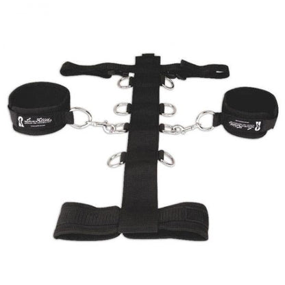 Lux Fetish Adjustable Neck & Wristraint Set Black - The Blissful Gypsy - 