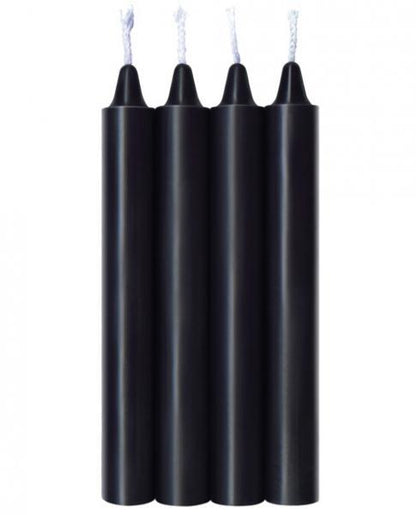 Make Me Melt Sensual Warm Drip Candles Black 4 Pack - The Blissful Gypsy - 