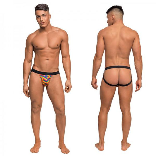 Male Power Pride Fest Jock Print L/xl - The Blissful Gypsy - 