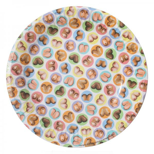 Mini Boob Plates 8 Pack Of 7 inches Plate - The Blissful Gypsy - 