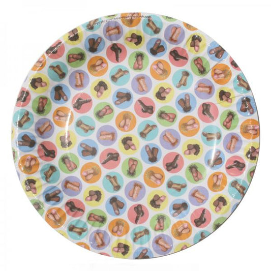 Mini Penis Plates Pack Of 8 - The Blissful Gypsy - 
