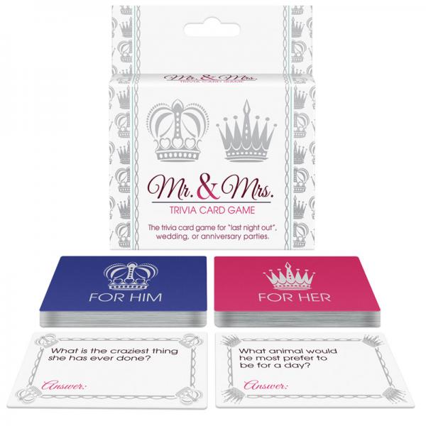 Mr. And Mrs. Trivia Card Game - The Blissful Gypsy - 