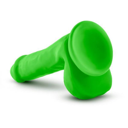 Neo Elite 6 inches Silicone Dual Density Cock, Balls Green - The Blissful Gypsy - 