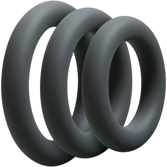 Optimale 3 C-Ring Thick Set Slate - The Blissful Gypsy - 