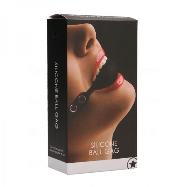 Ouch Silicone Ball Gag Black O/S - The Blissful Gypsy - 