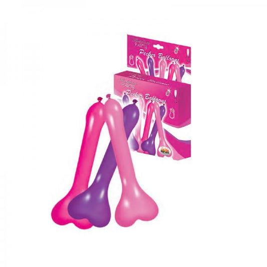 Pecker Balloons Assorted Colors-(6/box) - The Blissful Gypsy - 