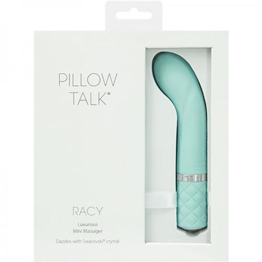 Pillow Talk Racy Mini Massager Teal - The Blissful Gypsy - 