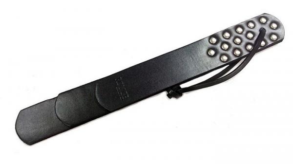 Rouge Leather Three Straps Paddle Black - The Blissful Gypsy - 