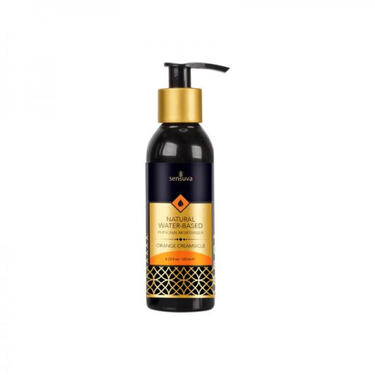Sensuva Natural Water-based Personal Moisturizer - Orange Creamsicle 4 Fl. Oz. Bottle - The Blissful Gypsy - 